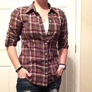 Converse plaid shirt